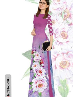 Vải Áo Dài Hoa In 3D Mới Ra AD KC8163 39 1615959273 381 Vai Ao Dai Hoa In 3D Moi Ra AD KC8163