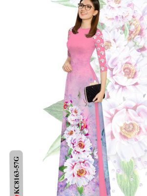 Vải Áo Dài Hoa In 3D Mới Ra AD KC8163 38 1615959273 83 Vai Ao Dai Hoa In 3D Moi Ra AD KC8163