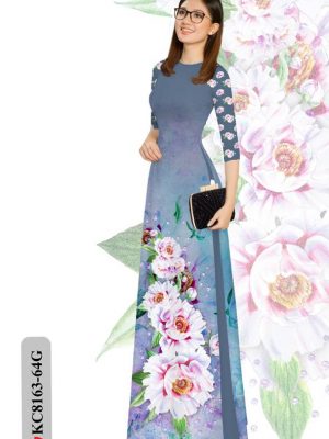 Vải Áo Dài Hoa In 3D Mới Ra AD KC8163 42 1615959274 967 Vai Ao Dai Hoa In 3D Moi Ra AD KC8163