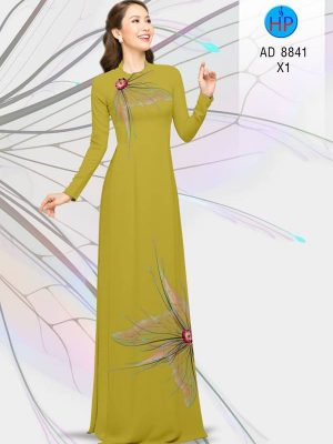 Vải Áo Dài Hoa In 3D Kiểu Mới AD 8841 35 1615959712 914 Vai Ao Dai Hoa In 3D Kieu Moi AD 8841