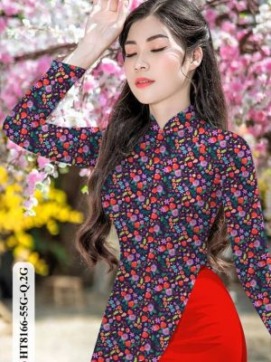 Vải Áo Dài Hoa Hồng Nhí Độc Đáo AD HT8166 19 1615960020 203 Vai Ao Dai Hoa Hong Nhi Doc Dao AD HT8166