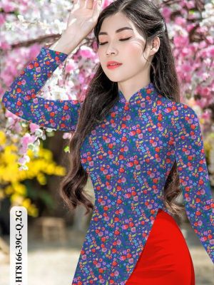 Vải Áo Dài Hoa Hồng Nhí Độc Đáo AD HT8166 22 1615960021 150 Vai Ao Dai Hoa Hong Nhi Doc Dao AD HT8166