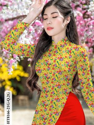 Vải Áo Dài Hoa Hồng Nhí Độc Đáo AD HT8166 26 1615960021 763 Vai Ao Dai Hoa Hong Nhi Doc Dao AD HT8166