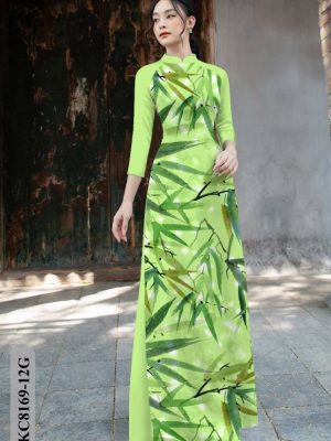 Vải Áo Dài Hình Lá Trúc Mới Ra AD KC8169 18 1615960147 205 Vai Ao Dai Hinh La Truc Moi Ra AD KC8169