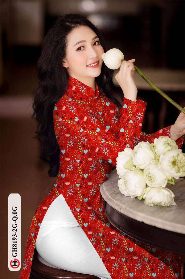 Vải Áo Dài Hoa Nhí Mới Ra AD GH8193 36 Vải Áo Dài Hoa Nhí Mới Ra AD GH8193