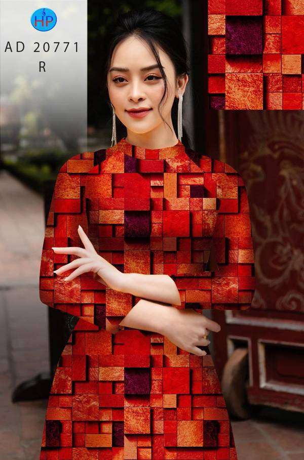 Vải Áo Dài Hoa Văn Vừa Ra AD 20771 38 Vải Áo Dài Hoa Văn Vừa Ra  AD 20771