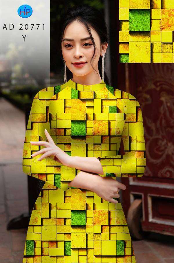 Vải Áo Dài Hoa Văn Vừa Ra AD 20771 42 Vải Áo Dài Hoa Văn Vừa Ra  AD 20771