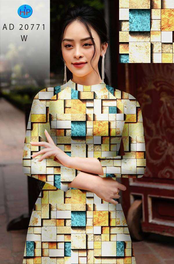 Vải Áo Dài Hoa Văn Vừa Ra AD 20771 39 Vải Áo Dài Hoa Văn Vừa Ra  AD 20771