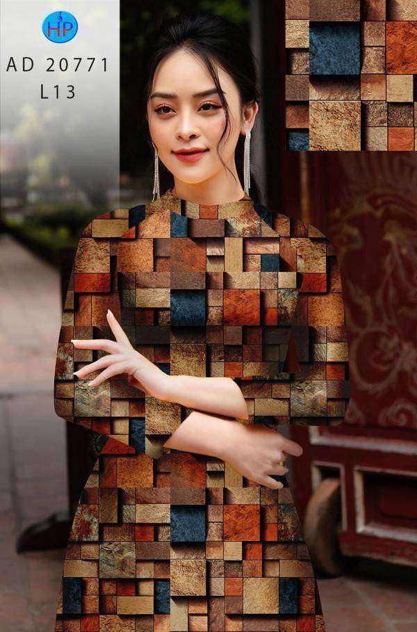 Vải Áo Dài Hoa Văn Vừa Ra AD 20771 46 Vải Áo Dài Hoa Văn Vừa Ra  AD 20771