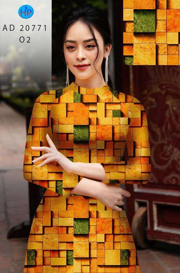Vải Áo Dài Hoa Văn Vừa Ra AD 20771 44 Vải Áo Dài Hoa Văn Vừa Ra  AD 20771