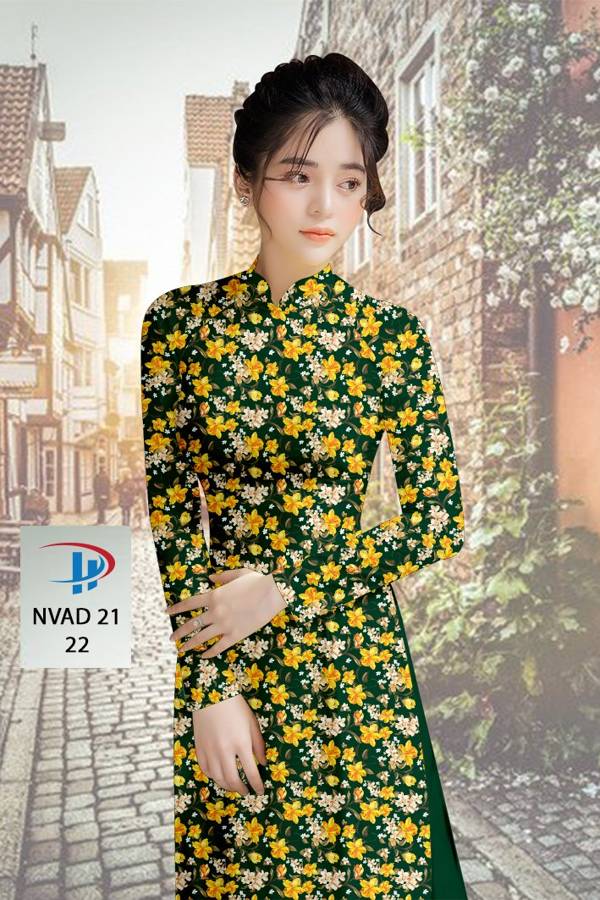 Vải Áo Dài Hoa Nhí Độc Đáo AD NVAD21 55 Vải Áo Dài Hoa Nhí Độc Đáo AD NVAD21