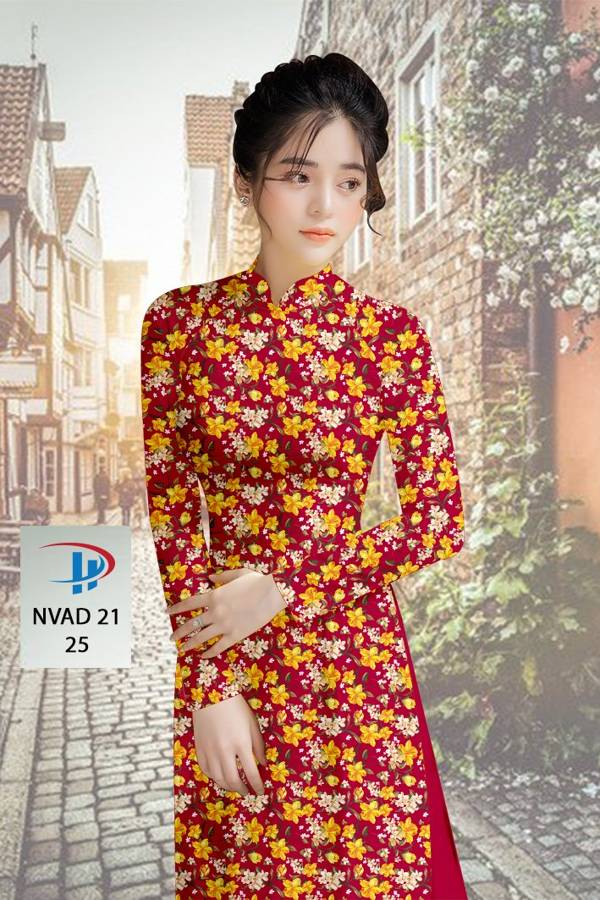 Vải Áo Dài Hoa Nhí Độc Đáo AD NVAD21 58 Vải Áo Dài Hoa Nhí Độc Đáo AD NVAD21