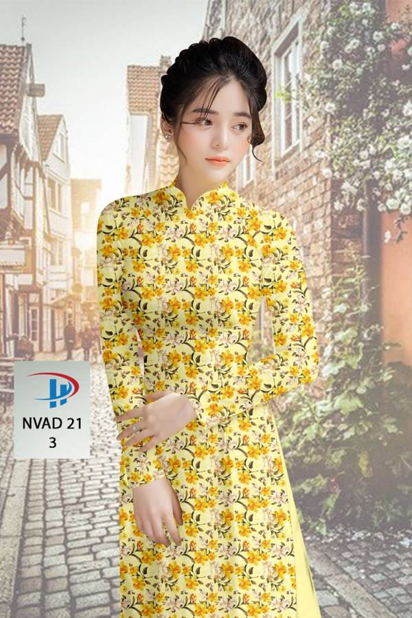 Vải Áo Dài Hoa Nhí Độc Đáo AD NVAD21 61 Vải Áo Dài Hoa Nhí Độc Đáo AD NVAD21