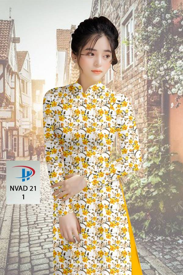 Vải Áo Dài Hoa Nhí Độc Đáo AD NVAD21 59 Vải Áo Dài Hoa Nhí Độc Đáo AD NVAD21