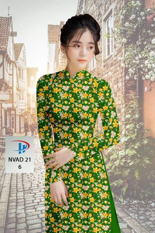 Vải Áo Dài Hoa Nhí Độc Đáo AD NVAD21 65 Vải Áo Dài Hoa Nhí Độc Đáo AD NVAD21