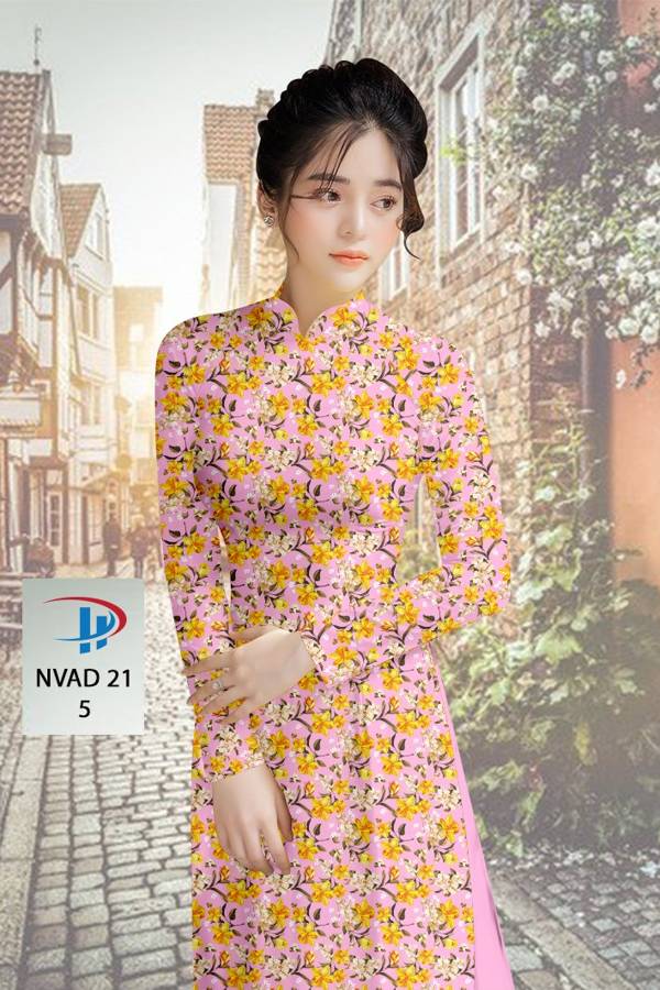 Vải Áo Dài Hoa Nhí Độc Đáo AD NVAD21 64 Vải Áo Dài Hoa Nhí Độc Đáo AD NVAD21