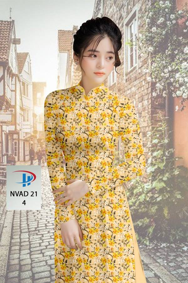 Vải Áo Dài Hoa Nhí Độc Đáo AD NVAD21 62 Vải Áo Dài Hoa Nhí Độc Đáo AD NVAD21