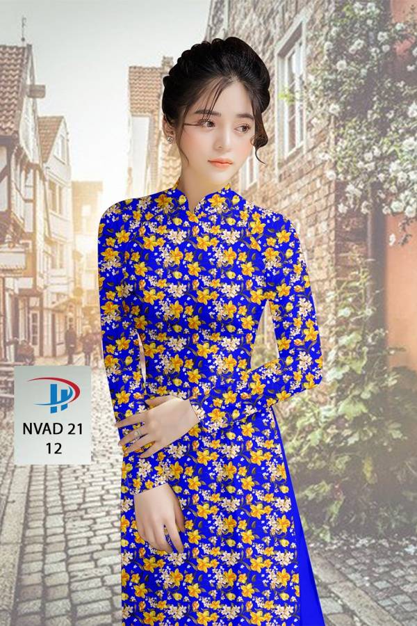 Vải Áo Dài Hoa Nhí Độc Đáo AD NVAD21 63 Vải Áo Dài Hoa Nhí Độc Đáo AD NVAD21