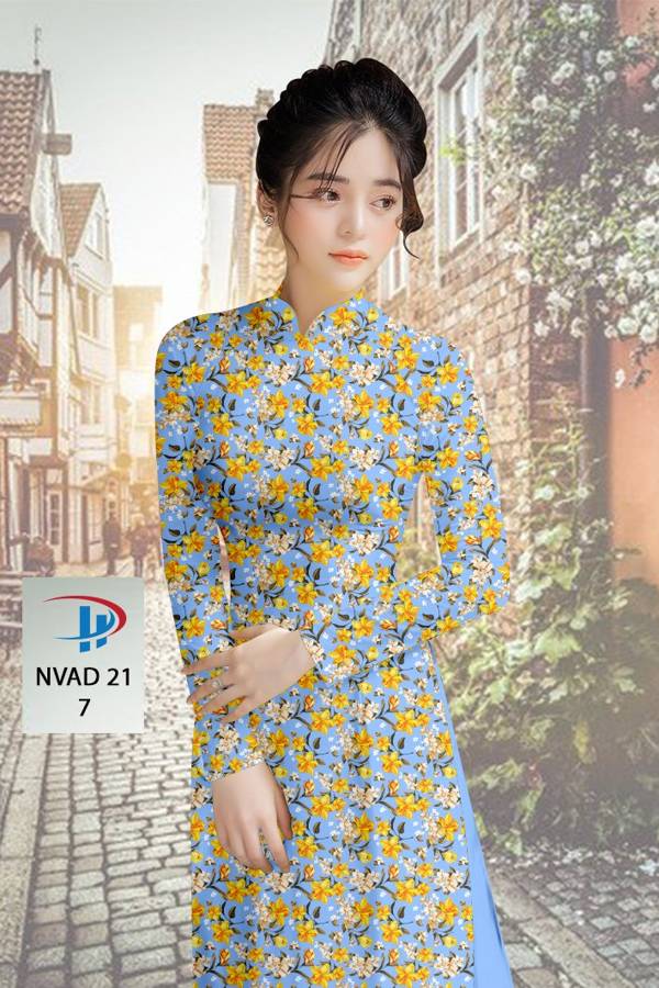 Vải Áo Dài Hoa Nhí Độc Đáo AD NVAD21 66 Vải Áo Dài Hoa Nhí Độc Đáo AD NVAD21