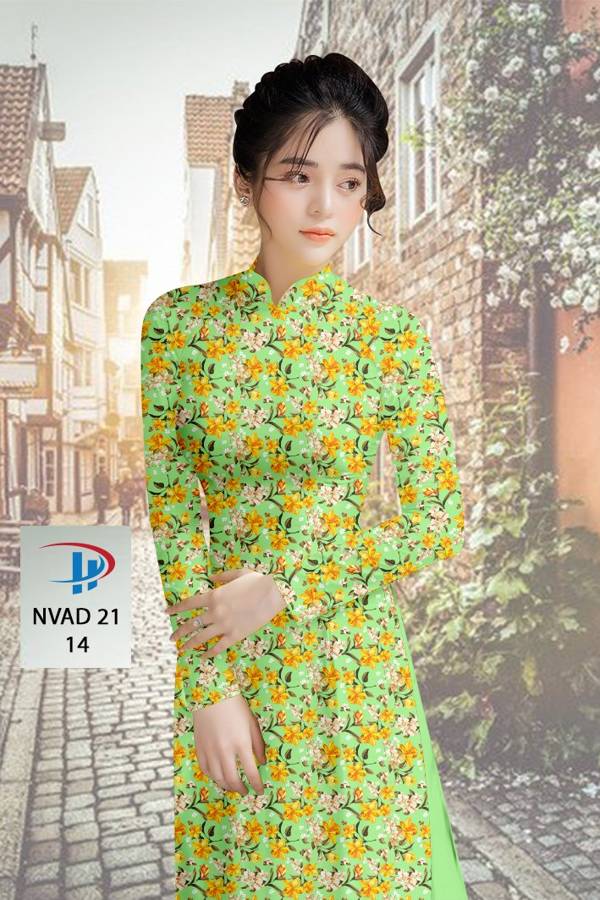 Vải Áo Dài Hoa Nhí Độc Đáo AD NVAD21 71 Vải Áo Dài Hoa Nhí Độc Đáo AD NVAD21