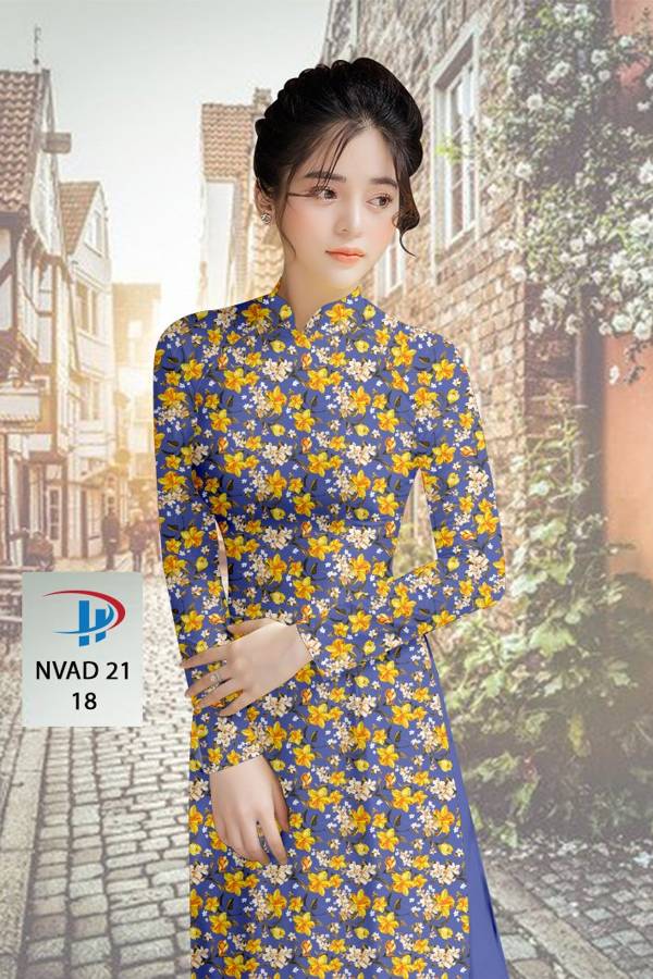 Vải Áo Dài Hoa Nhí Độc Đáo AD NVAD21 75 Vải Áo Dài Hoa Nhí Độc Đáo AD NVAD21