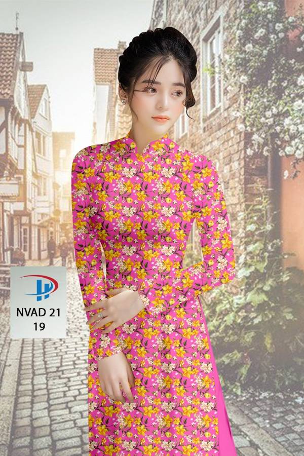 Vải Áo Dài Hoa Nhí Độc Đáo AD NVAD21 76 Vải Áo Dài Hoa Nhí Độc Đáo AD NVAD21