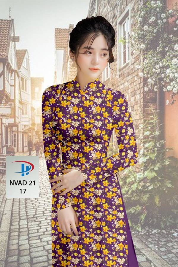 Vải Áo Dài Hoa Nhí Độc Đáo AD NVAD21 74 Vải Áo Dài Hoa Nhí Độc Đáo AD NVAD21