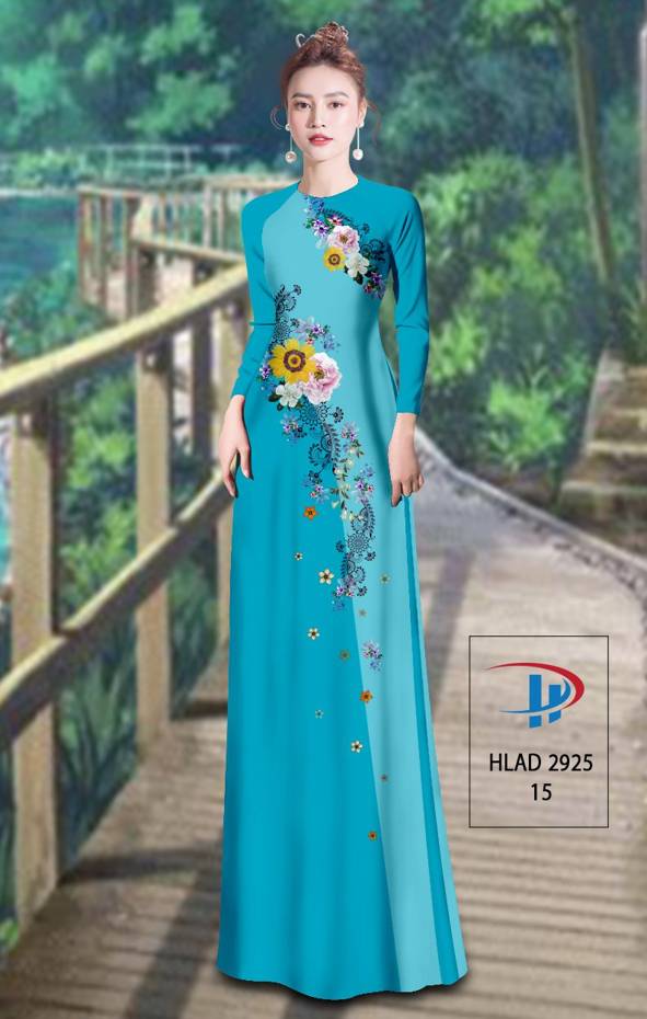 Vải Áo Dài Hoa In 3D Vừa Ra  AD HLAD2925
