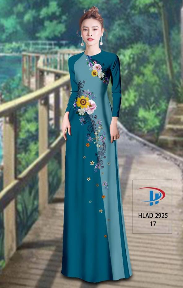 Vải Áo Dài Hoa In 3D Vừa Ra  AD HLAD2925