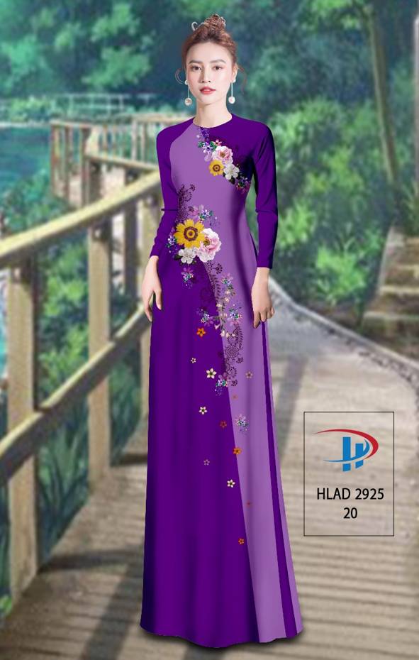 Vải Áo Dài Hoa In 3D Vừa Ra  AD HLAD2925