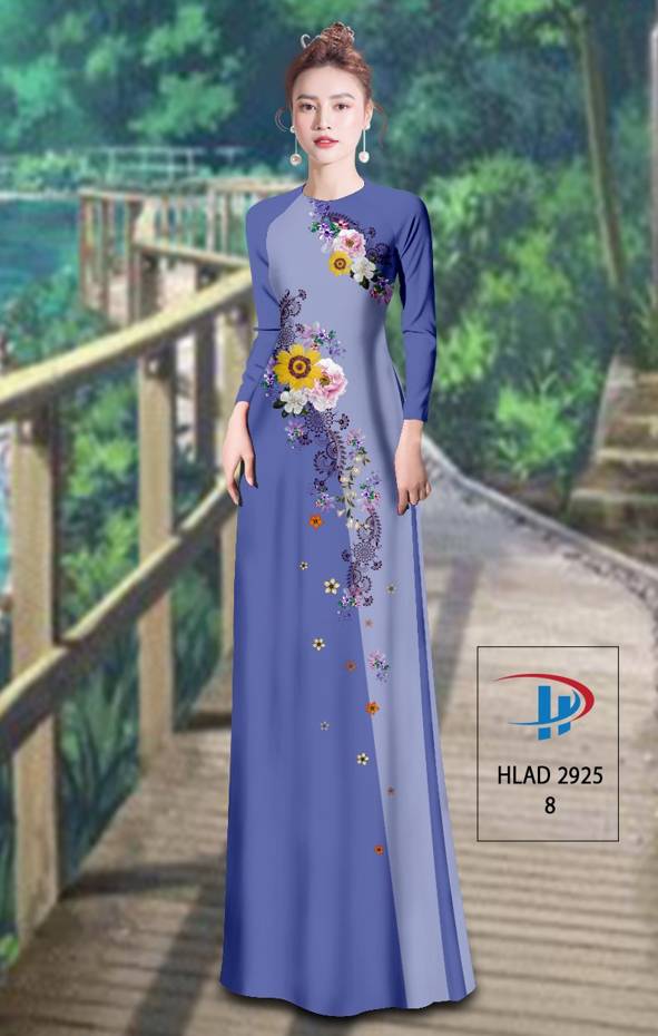 Vải Áo Dài Hoa In 3D Vừa Ra  AD HLAD2925