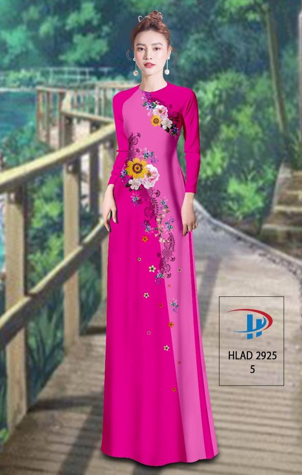 Vải Áo Dài Hoa In 3D Vừa Ra  AD HLAD2925
