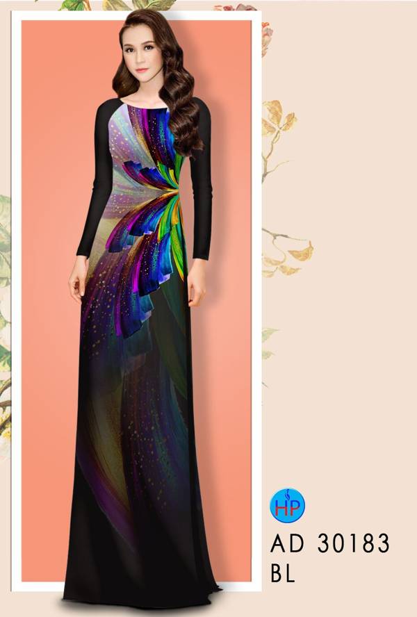 Vải Áo Dài Hoa Văn Mới Ra AD 30183