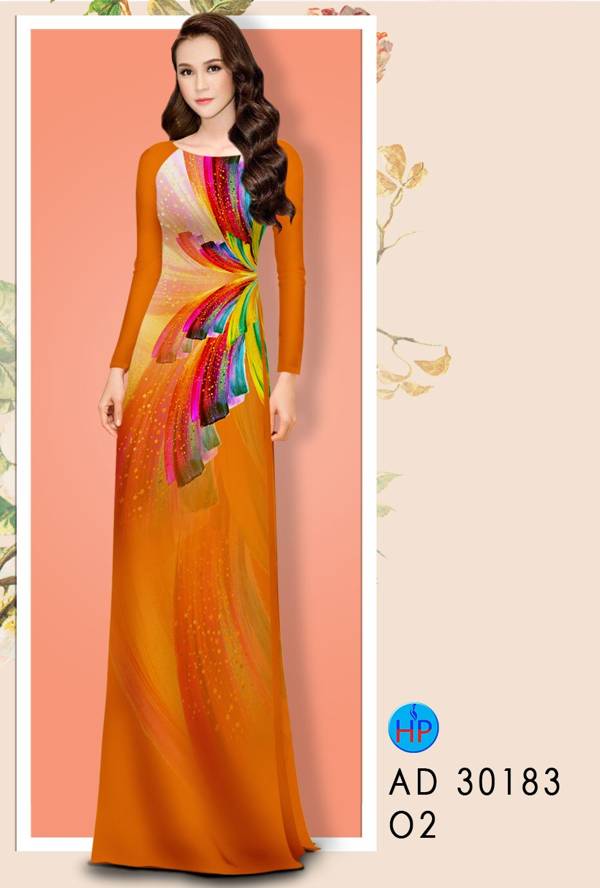 Vải Áo Dài Hoa Văn Mới Ra AD 30183