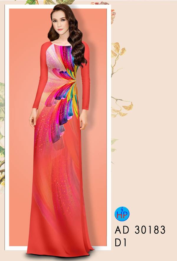 Vải Áo Dài Hoa Văn Mới Ra AD 30183