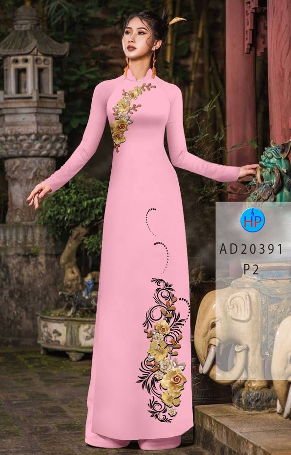 Vải Áo Dài Hoa In 3D Vừa Ra AD 20391 43 Vải Áo Dài Hoa In 3D Vừa Ra AD 20391