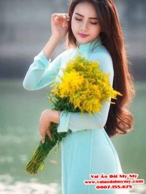 Vải Áo Dài Lụa Trơn Xanh Ngọc Mới Ra AD TRON XN 7 1616639158 669 Vai Ao Dai Lua Tron Xanh Ngoc Moi Ra AD