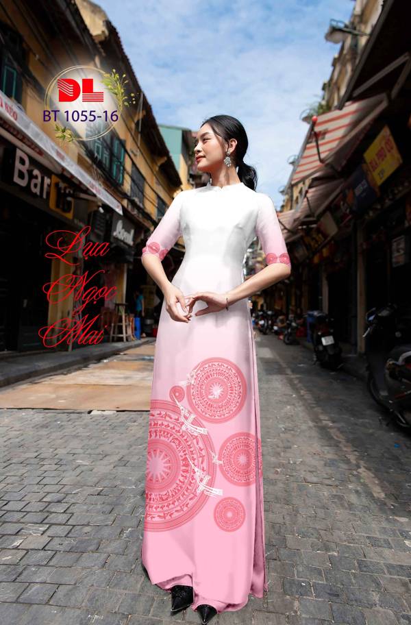 Vải Áo Dài Trống Đồng Mới Ra AD BT1055 30 Vải Áo Dài Trống Đồng Mới Ra AD BT1055