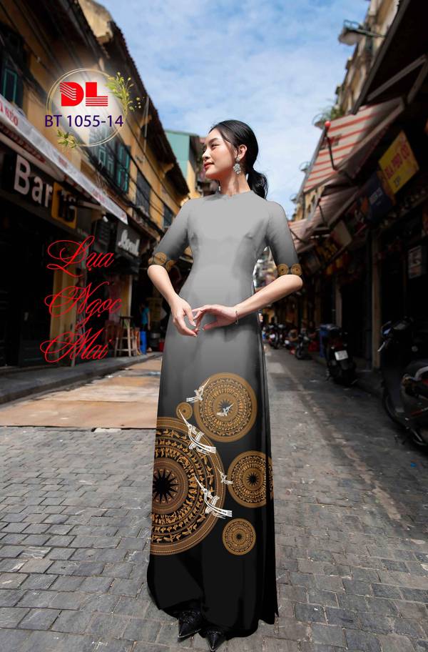 Vải Áo Dài Trống Đồng Mới Ra AD BT1055 28 Vải Áo Dài Trống Đồng Mới Ra AD BT1055