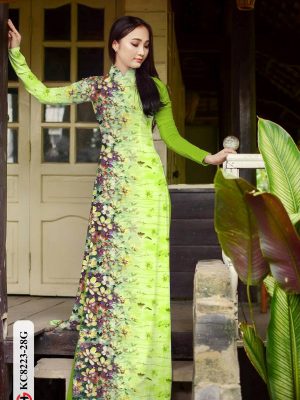 Vải Áo Dài Hoa In 3D Thiết Kế 2021 AD KC8223 20 1616728700 45 Vai Ao Dai Hoa In 3D Thiet Ke 2021 AD