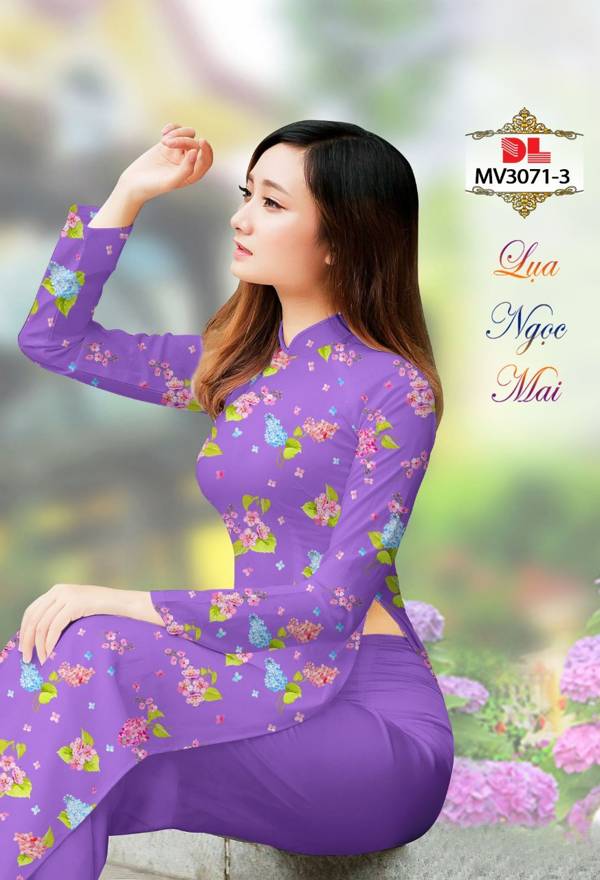 Vải Áo Dài Hoa Đều Mới Ra AD MV3071 37 Vải Áo Dài Hoa Đều Mới Ra AD MV3071