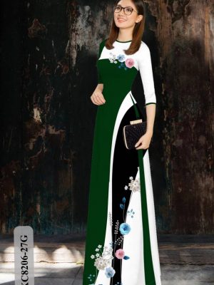 Vải Áo Dài Hoa Hồng Độc Đáo AD KC8206 13 1616730002 722 Vai Ao Dai Hoa Hong Doc Dao AD KC8206