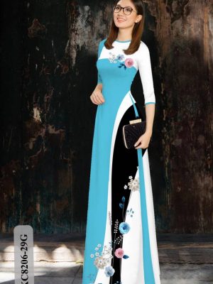 Vải Áo Dài Hoa Hồng Độc Đáo AD KC8206 14 1616730002 99 Vai Ao Dai Hoa Hong Doc Dao AD KC8206