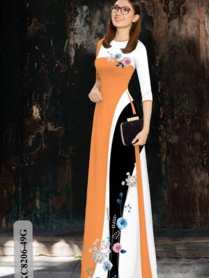 Vải Áo Dài Hoa Hồng Độc Đáo AD KC8206 17 1616730003 198 Vai Ao Dai Hoa Hong Doc Dao AD KC8206