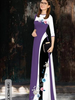 Vải Áo Dài Hoa Hồng Độc Đáo AD KC8206 16 1616730003 820 Vai Ao Dai Hoa Hong Doc Dao AD KC8206