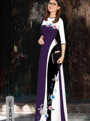 Vải Áo Dài Hoa Hồng Độc Đáo AD KC8206 19 1616730004 636 Vai Ao Dai Hoa Hong Doc Dao AD KC8206