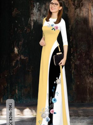 Vải Áo Dài Hoa Hồng Độc Đáo AD KC8206 21 1616730005 493 Vai Ao Dai Hoa Hong Doc Dao AD KC8206