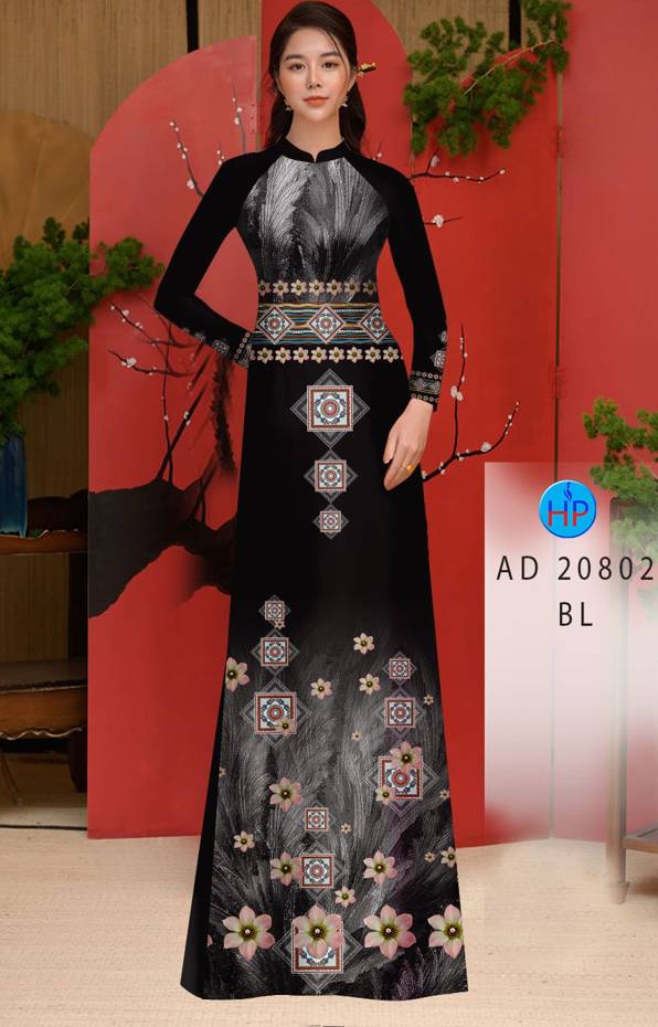Vải Áo Dài Hoa Văn Độc Đáo AD 20802 41 Vải Áo Dài Hoa Văn Độc Đáo AD 20802