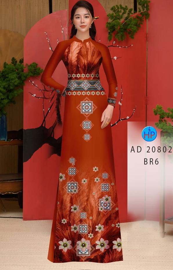 Vải Áo Dài Hoa Văn Độc Đáo AD 20802 54 Vải Áo Dài Hoa Văn Độc Đáo AD 20802