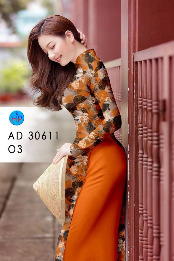 Vải Áo Dài Hoa Đều Kiểu Mới AD 30611 48 Vải Áo Dài Hoa Đều Kiểu Mới AD 30611